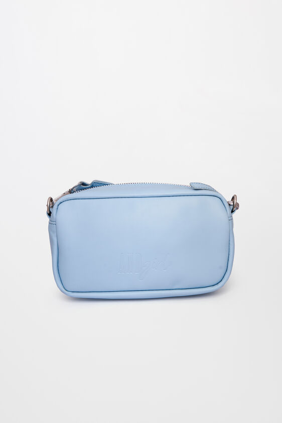 Sky Blue Zipper Bag, , image 3